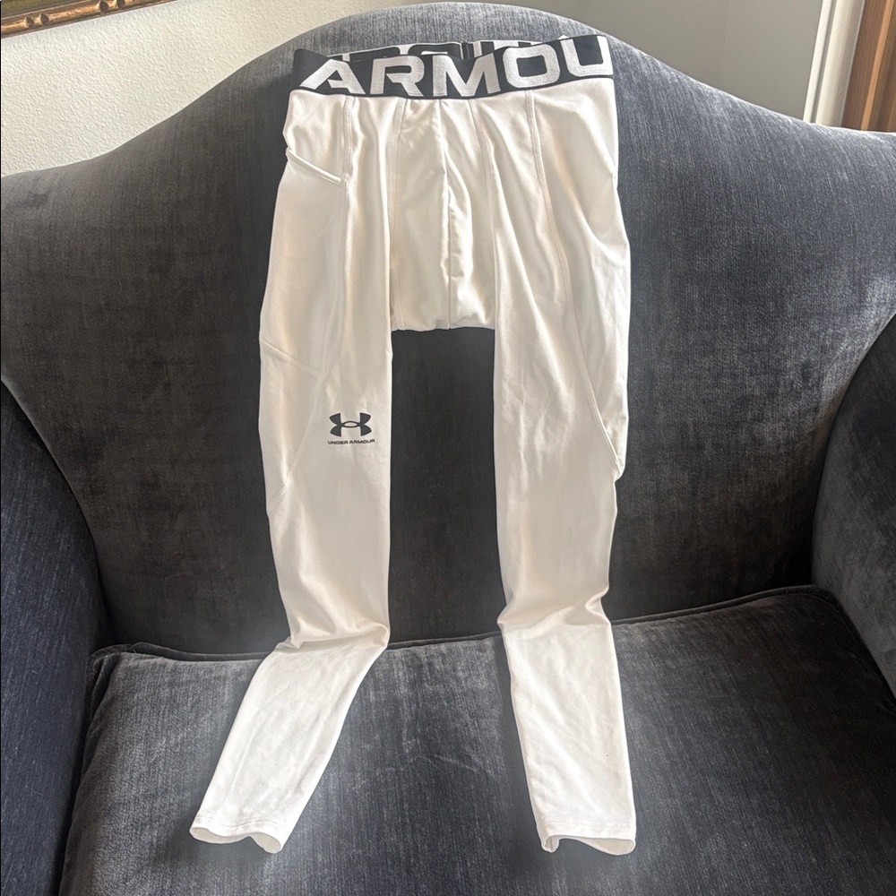 Men’s Under Armour White ColdGear Compression pants